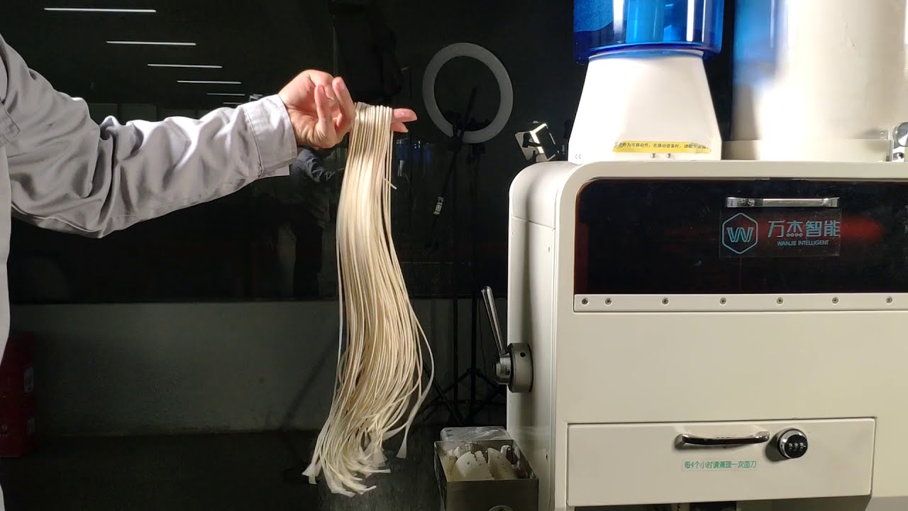 How to use automatic Intelligent noodle making machine - YouTube