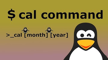 Basic about cal command in Linux.
