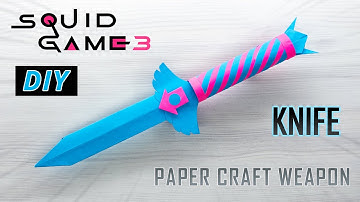 Deadly Hide and Seek just got real… I recreated the most dangerous KNIFE  from Squid Game 3!
