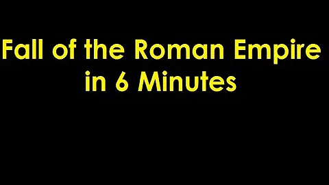 Fall of the Roman Empire in 6 Minutes