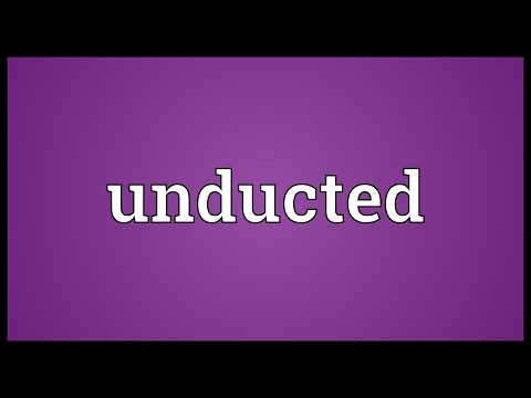 Unducted Meaning @adictionary3492