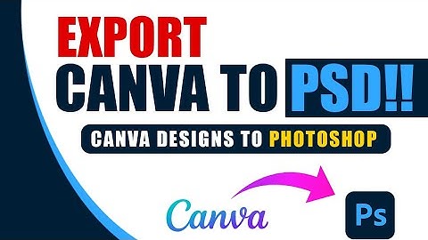 Export Canva design into Photoshop | How to edit canva files in photoshop | Easy and Short Tutorial
