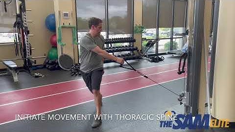 Split Stance Rotational Cable Row