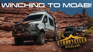 WINCHING 10,000 lb VANS TO MOAB! | Storyteller Overland