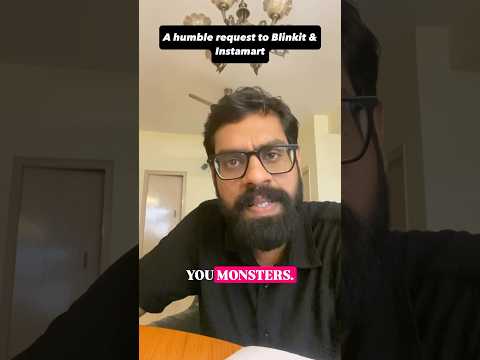 A Humble Request to Blinkit and Instamart