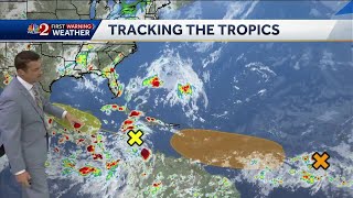 Tropics: NHC tracking 2 areas of interest