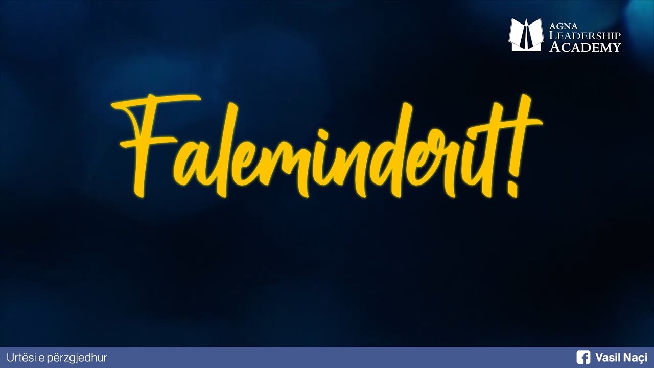 faleminderit