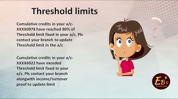 How to update the cumulative credits / Threshold limit in PNB. letter/application.
