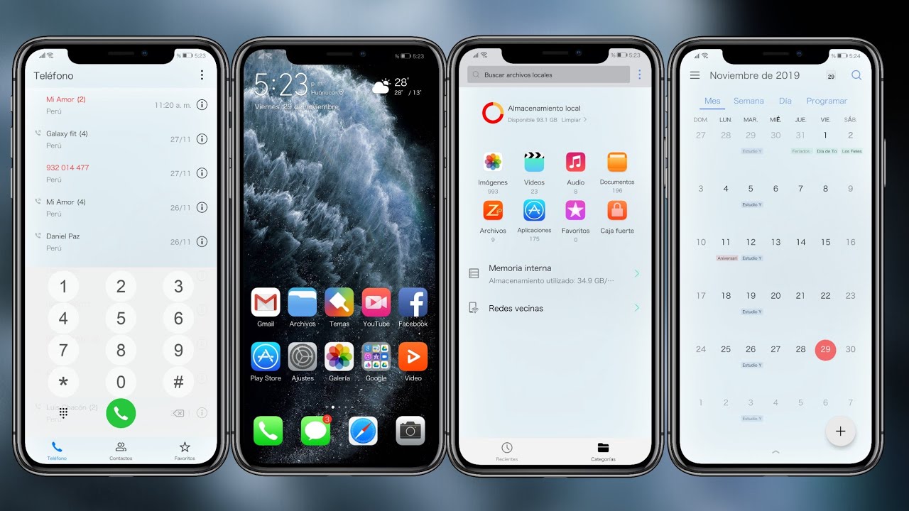 Nuevo Super Tema Emui Para Tu Huawei Ios 14 Youtube