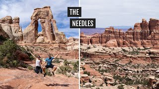 Our EPIC day at Canyonlands National Park's Needles District (Druid Arch and Chesler Park)