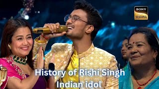 History of Rishi Singh Indian idol || Kesariya || Rishi Singh journey || Winner S13 || StageShowman