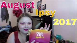 August Ipsy Bag 2017! | Peace Love Lipstick