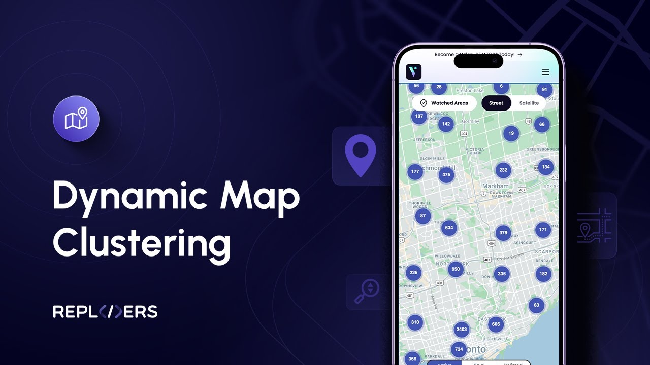 Dynamic Map Clusters