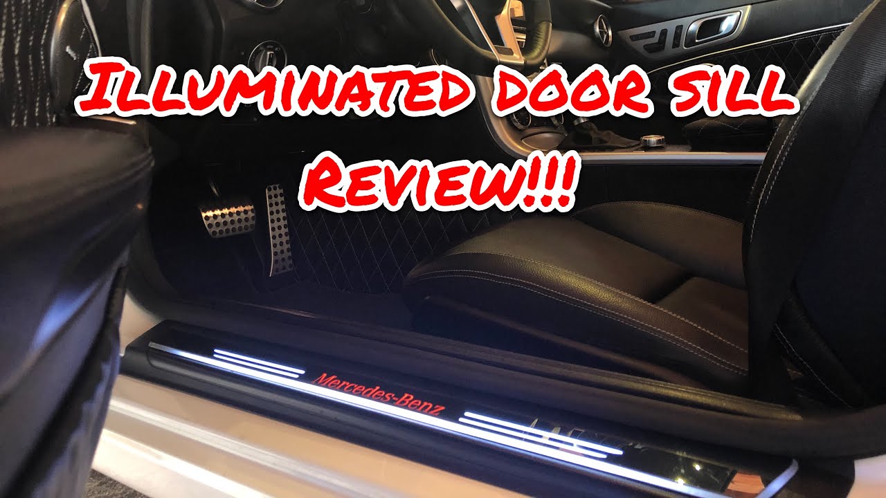 Ep#2 Illuminated Door Sills on Mercedes R172 - YouTube