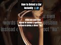 The "Eye Trick" to Spot a Liar Instantly 🕵️‍♂️