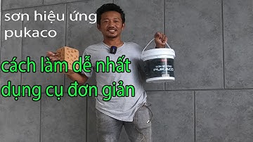 SƠN HIỆU ỨNG / BÊ TÔNG / VÀ CÁCH LÀM