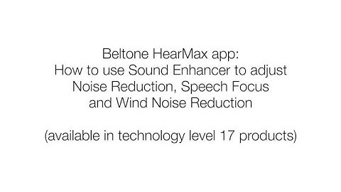 How to Use Sound Enhancer in Beltone HearMax app