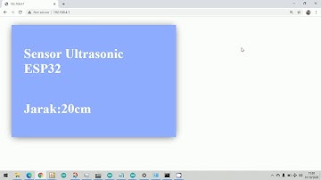 Sensor Ultrasonic esp32