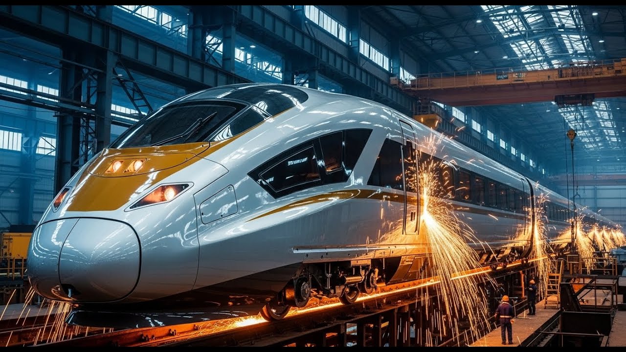 How Luxury High-Speed Trains Are Built | Inside a $100M Mega Factory