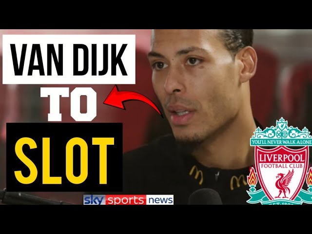 VAN DIJK EXPLODES IN PRESS CONFERENCE AFTER ARNE SLOT’S RESIGNATION – “HE SHOULD NOT HAVE LEFT NOW!”
