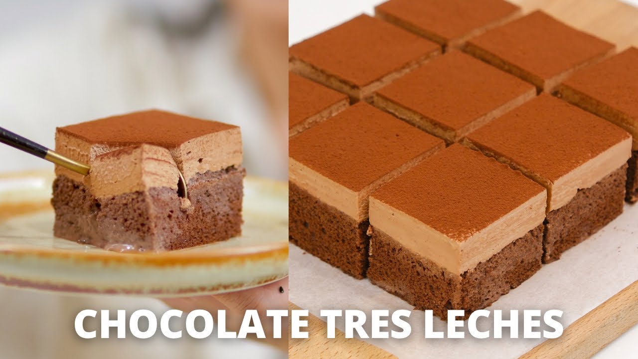 Nyoklat banget! CHOCOLATE TRES LECHES CAKE!