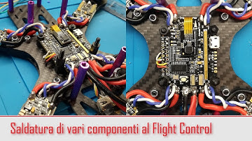 Saldatura di vari componenti al Flight Control (Kakute F7 AIO v 1.3)