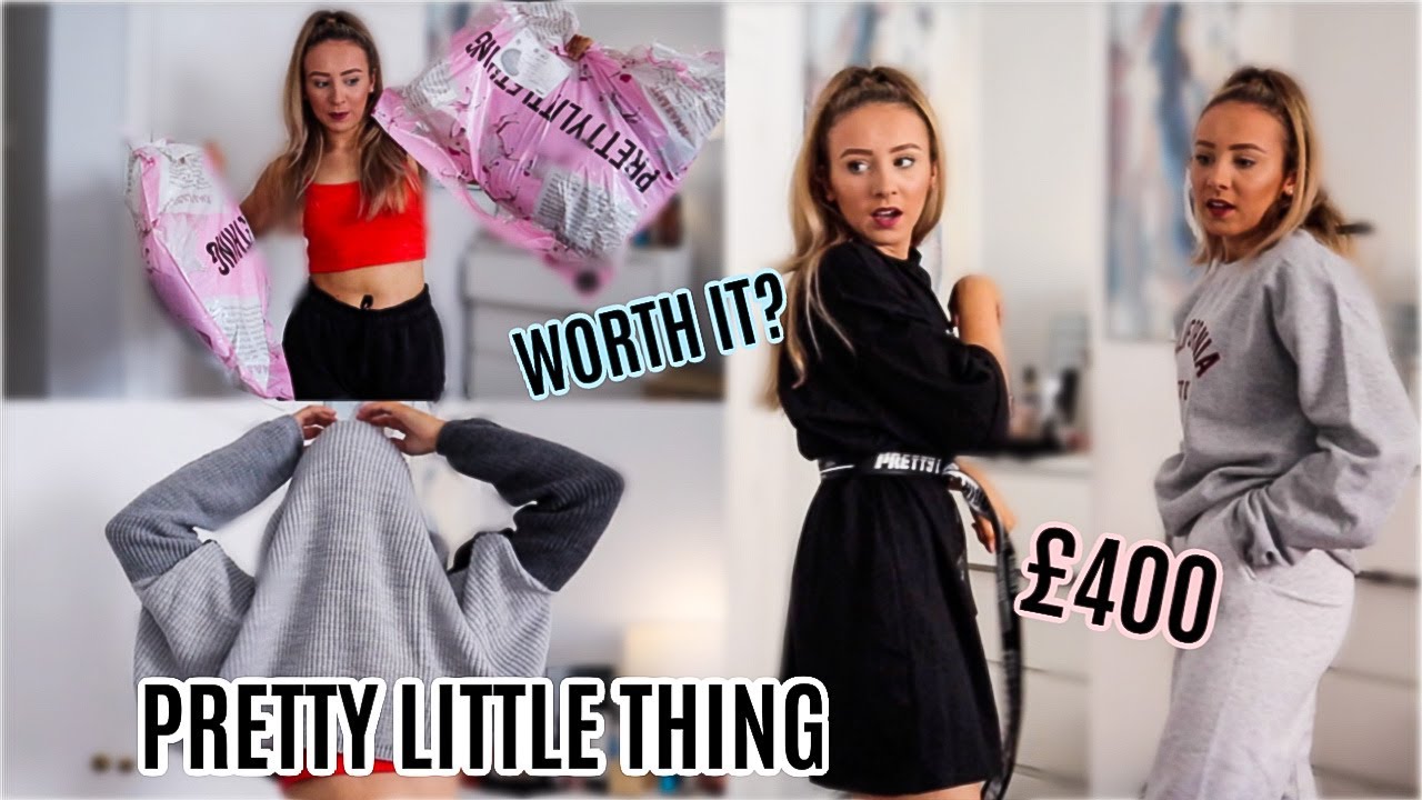 I SPENT £400 ON PRETTY LITTLE THING! WAS IT WORTH IT?! | Abi Forrester