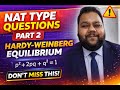 NAT Type Questions PART 2 🔥 | Hardy–Weinberg Equilibrium | DON’T MISS THIS! #GATE #XL #BT #2026