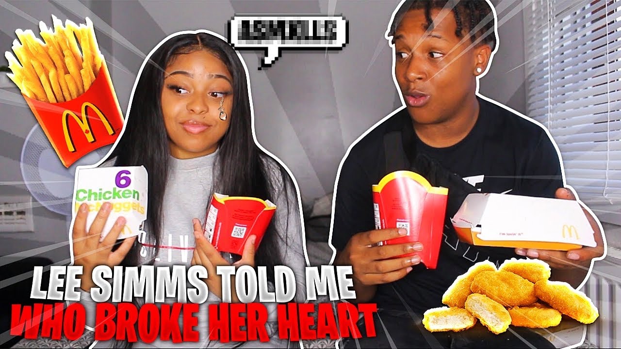 LEE SIMMS TOLD ME WHO BROKE HER HEART... *Mukbang*