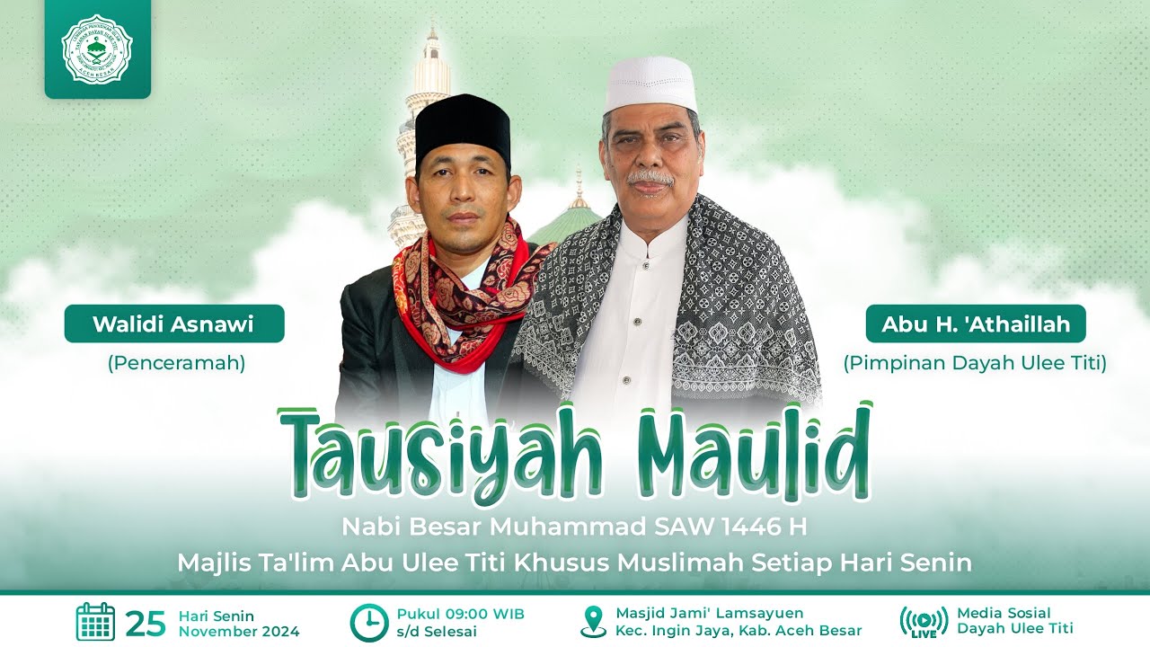 Dakwah Aceh Terbaru | Tgk. Asnawi Arakundo | Di Majlis Ta'lim Abu Ulee Titi