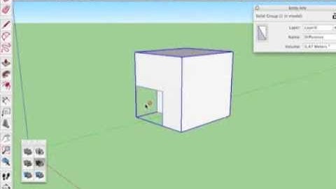 SketchUp Tutorial : SketchUp Intersect With of SketchUp Solid Tools