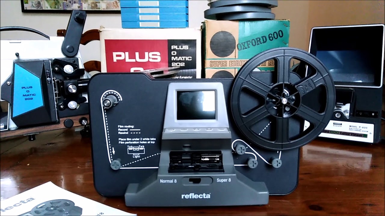 Reflecta Normal Super 8 Cine Film Scanner A Review 4200ft of Home Cinefilm -
