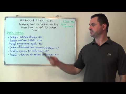 70-451 - Designing Exam Database Test Solutions Questions