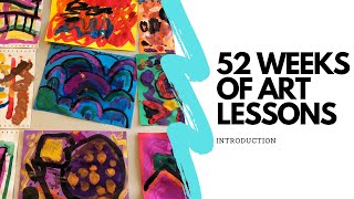Introduction to my FREE Homeschool Art Curriculum | 52 Week Course | (Art Lessons with Jenna Layton)