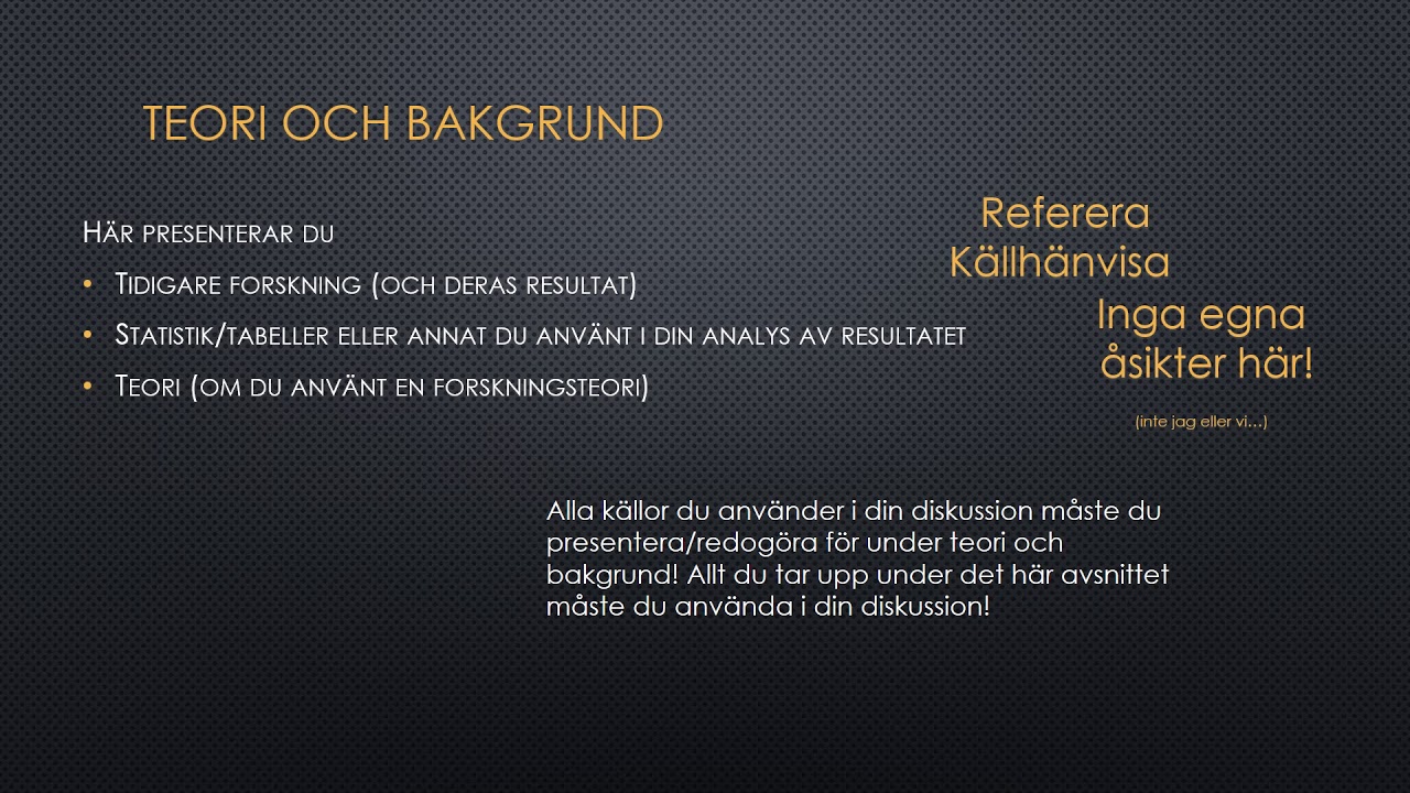 Skriva uppsats eller rapport - YouTube
