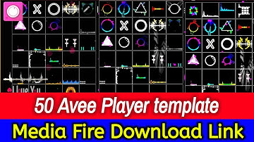 50 Awesome Template Download In Avee Player!😍