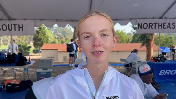 Averi Lowen of Bowdon 9th Place Girls Championship Race at Brooks XC Championships