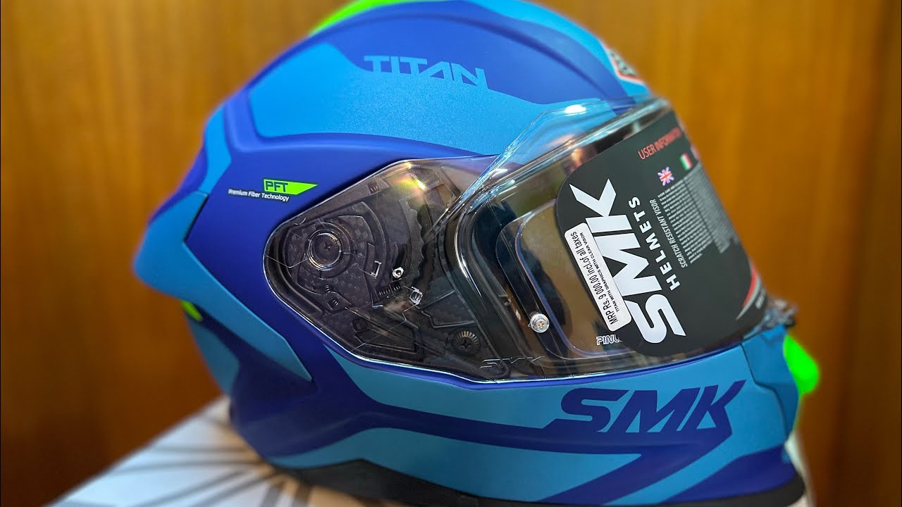 UNBOXING SMK TITAN AROK HELMET MA558
