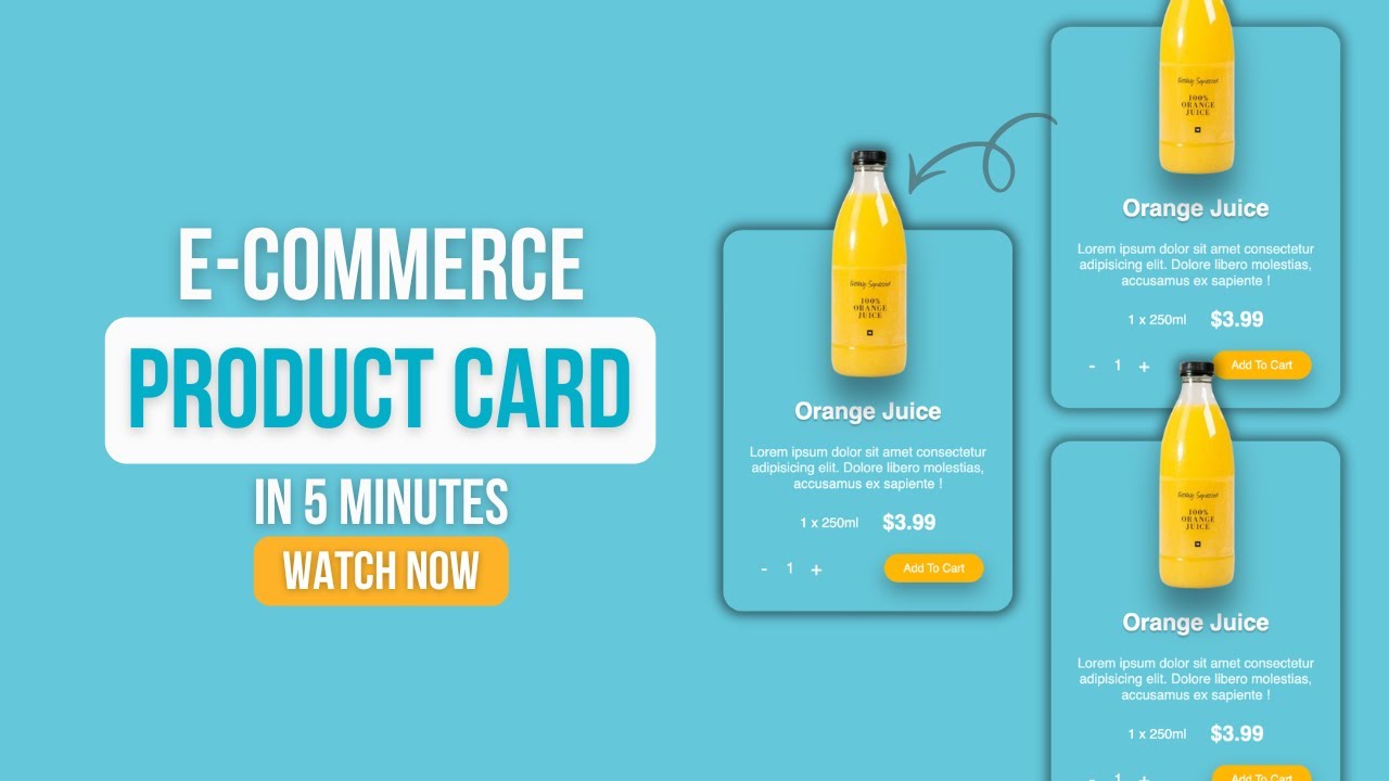 Product Card Design Using Html/css Modern Product Card Design Using HTML & CSS | Hover Animation UI - YouTube
