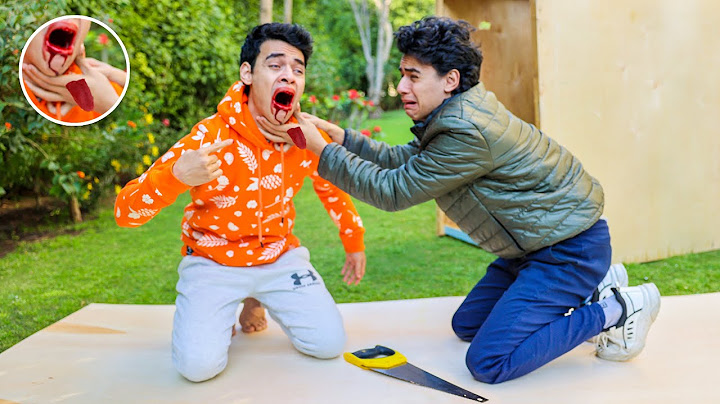 مقلب قطعت لساني في اخويا ( بكي 😭)