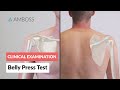 Examination of the Rotator Cuff -  Belly Press Test - Clinical Examination