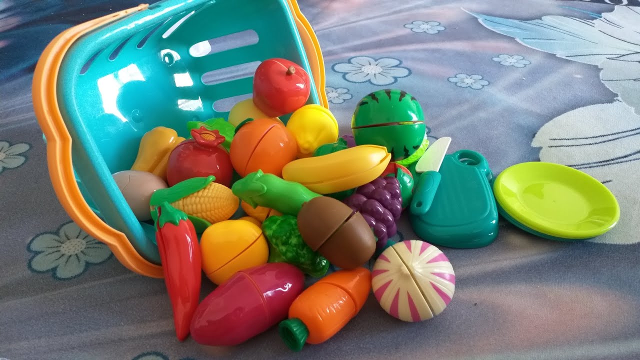 Amazon Toys/Fruits And Vegetables Toys Cutting with knife and chopping