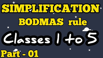 simplification | simplification by using bodmas | BODMAS RULE | part 01 | math for kids |mwa academy