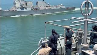 USS Bainbridge (DDG 96), an Arleigh Burke–class guided-missile destroyer of the U.S. Navy!