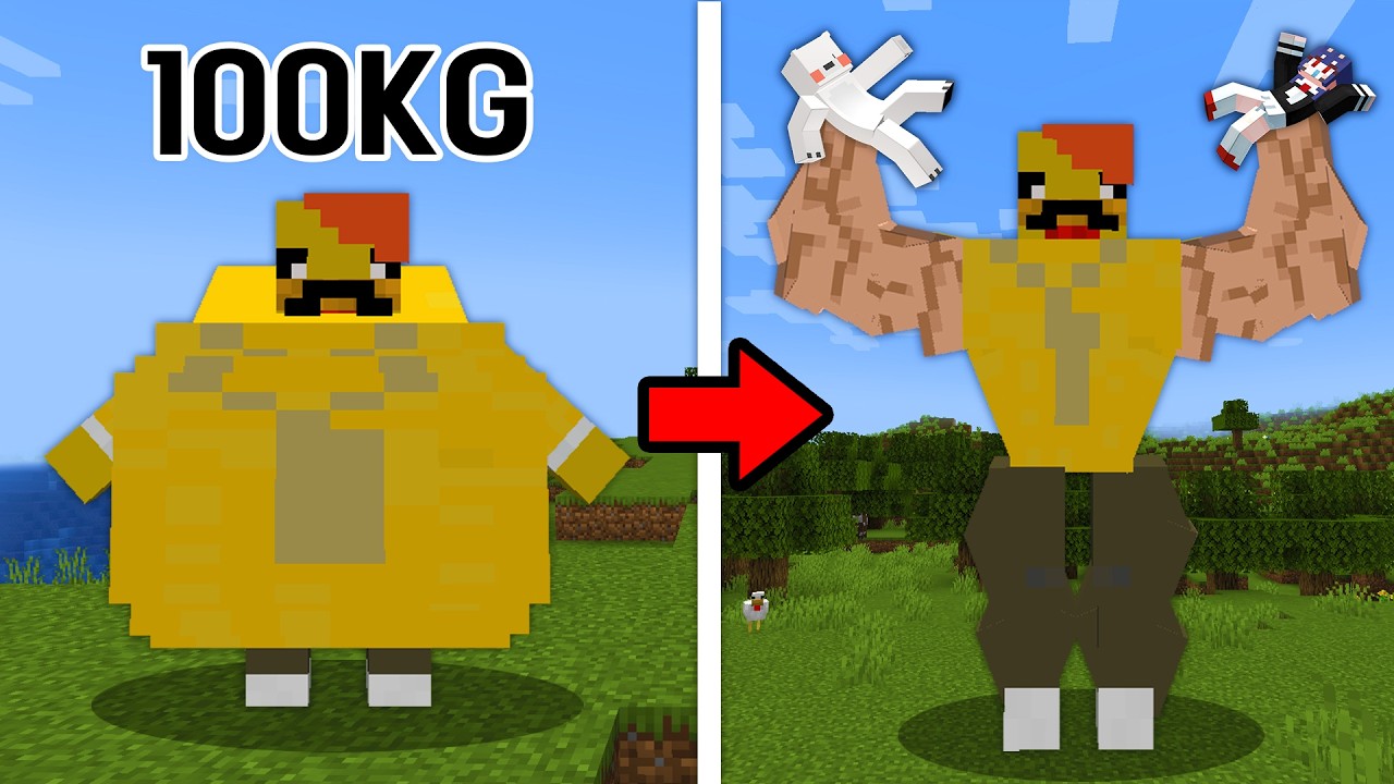 뚱뚱한 내가 다이어트를 해서 근육맨으로 진화했다!