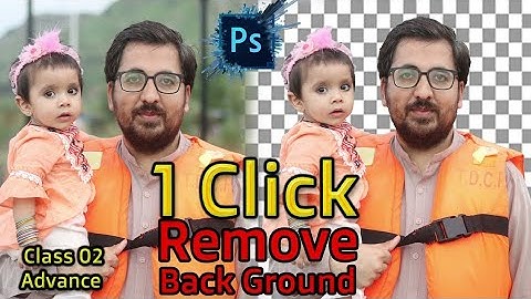 How To Change Background  adobe photoshop in One Click | Hindi / Urdu