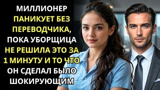картинка: Миллионер ПАНИКУЕТ без ПЕРЕВОДЧИКА, пока УБОРЩИЦА не решила это за 1 МИНУТУ