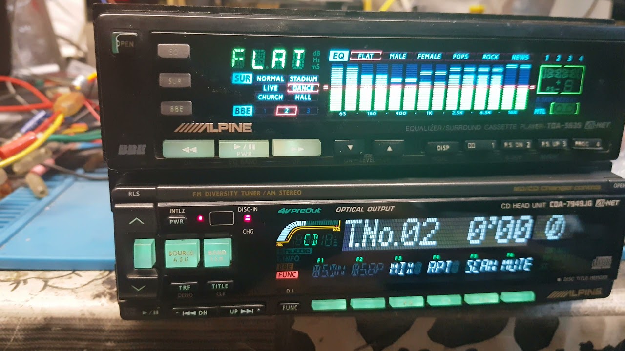 Alpine 7949 AUX - YouTube