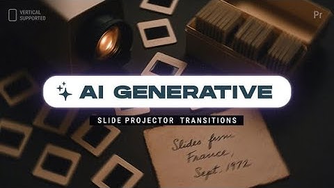AI Generative Slide Projector Transitions – Premiere Pro Vertical Pack