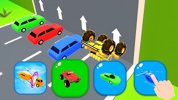 SHAPE SHIFTING🛺🚲🚁All Levels Gameplay Walkthrough Android,ios #5703